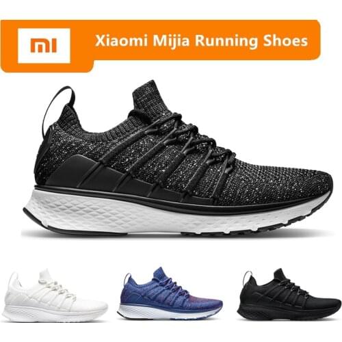 2020 Original Xiaomi Mijia Smart Running Shoes 2 Outdoor Sport MI Air Sneakers 2 Breathable Knitting Vamp Tennis no Smart chip