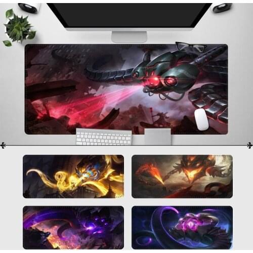 Soft League of Legends Vel'Koz Mouse Pad PC Laptop Gamer Mousepad Anime Antislip Mat Keyboard Desk Mat For Overwatch/CS GO