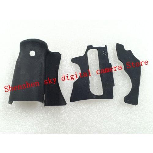 A Set of 3 Pieces Grip Rubber Cover Unit For Canon 60D DSLR Camera With 3M Glue