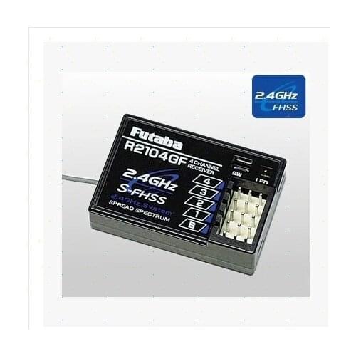 NEW Futaba R2104GF 4-Channel 2.4GHz S-FHSS Receiver 4PL R2104GF