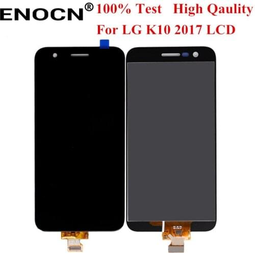 Original 1280x720 Display For LG K10 2017 LCD with Touch Screen Digitizer K10 2017 Display M250 M250N M250E M250DS Free Shipping