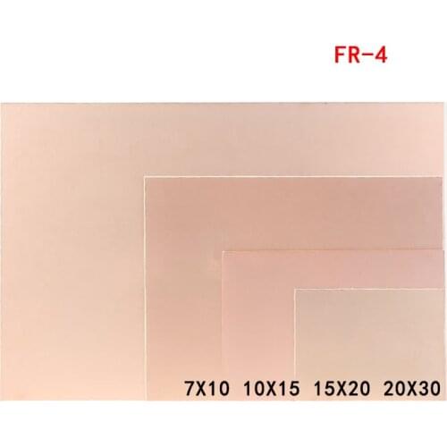 Pcb board FR-4 7x10 10x15 15x20 20x30 Universal experiment board Single-sided fiberglass clad laminate