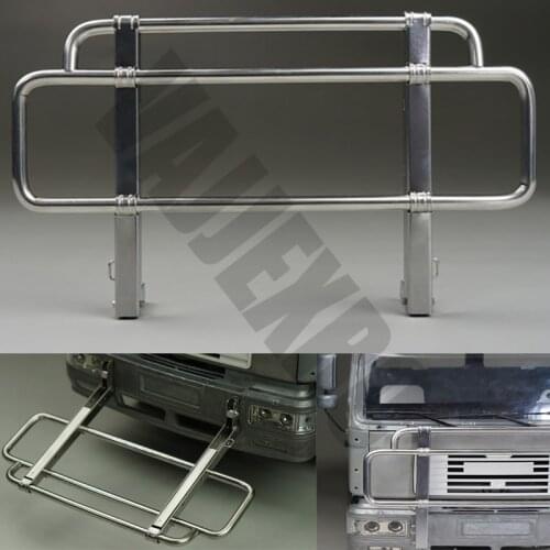 Stainless Steel Front Bumper for 1/14 Scale Remote Control Tractor Truck Jxmodel Man F2000