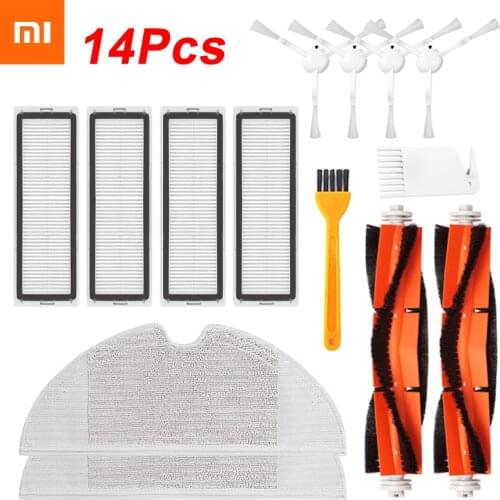 Hepa Filter Replacement Kits for Xiaomi Mijia 1C / STYTJ01ZHM Robot Vacuum Cleaner Parts Accessories Main Brush Mop Cloth