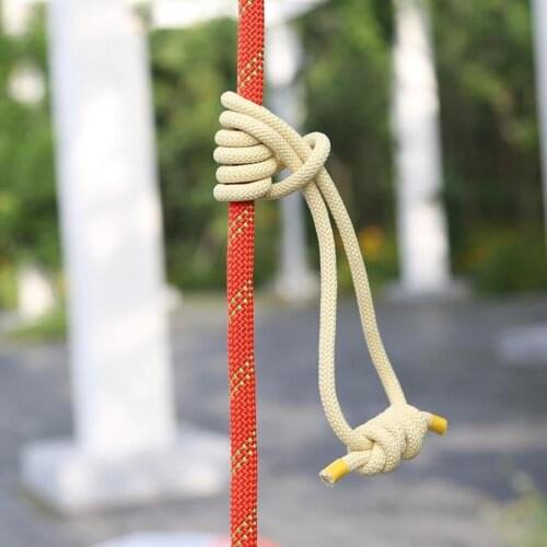 Outdoor 6mm Prusik Cord Rope 120cm Length Rope Durable Polyester Accessories Rock Kevlar Climbing Resistant Heat nylon Rope L5L8