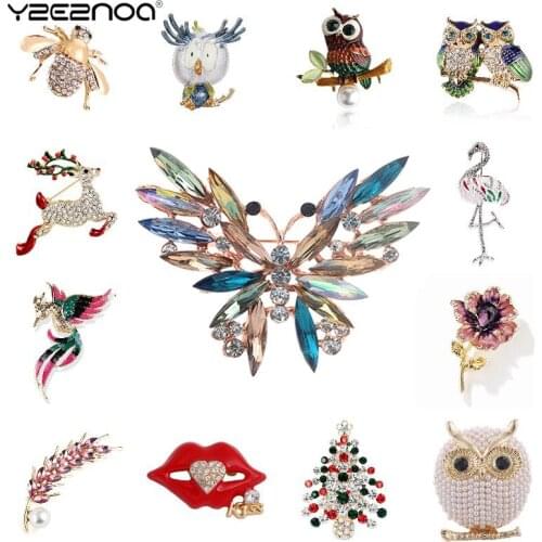 Butterfly Crystal Vintage Dragonfly Brooches For Women Large Insect Brooch Pin Fashion Dress Coat Accessories Cute Jewelry