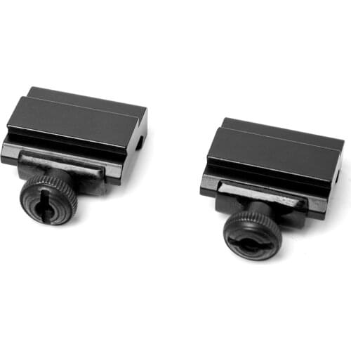 2pcs /Set Tactical Rail Adapter Base Mount QD Weaver - Picatinny 7/8" To Dovetail 3/8" 11mm Rail Adapter Mount Conversion Base