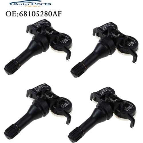 4PCS New Tire Pressure Sensor TPMS Sensor For 2015-2017 Jeep Renegade Chrysler 200 68105280AF