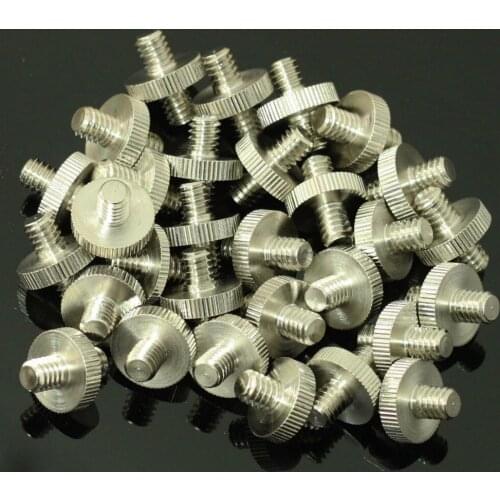 100x 1/4" Male to 1/4" Male screw Adapters 1/4"-20 double male adaptor fr tripod