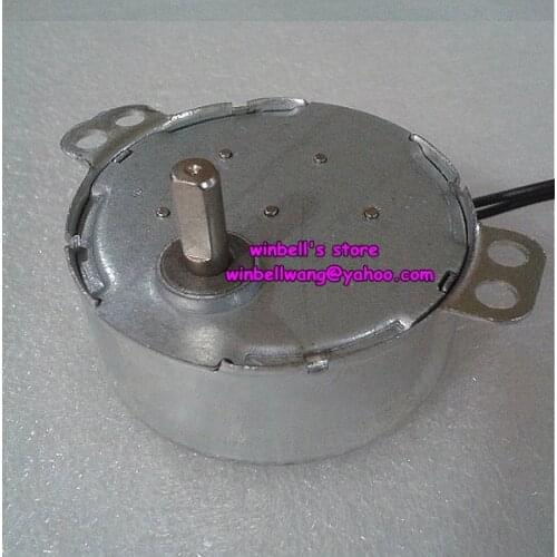 Free shipping! Shaft diameter 5mm AC synchronous motor 50TYZ electric toy motor 110V 2.5RPM 5RPM 4W