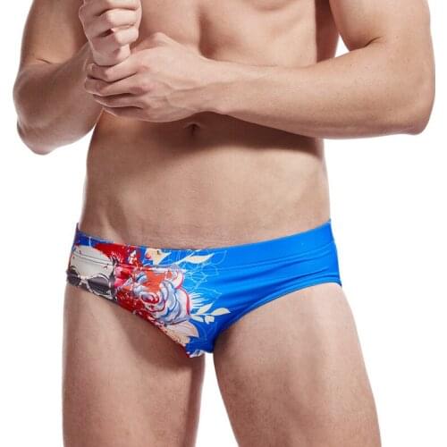 Low waist boxer swimwear mens swimming trunks with push pad men sexy bathing swim shorts sunga men surf sports bikini swimsuit