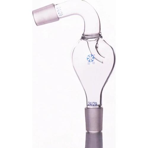 Splashproof bulb standard ground mouth,75 degree,Lower 24/29,Side 24/29,Splash-proof ball,Splash ball
