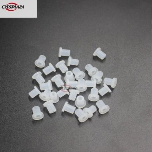 CISSPLAZA 3000pcs DIY CISS cartridge pipeline sleeve plug, transparent rubber Continuous Ink Supply System Accessories