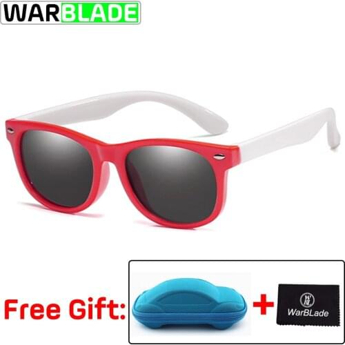 Kids Boys TR90 Unbreakable Polarized Sunglasses Children Girls Safety Polaroid UV400 Mirror Sun Glasses Sport oculos With Case