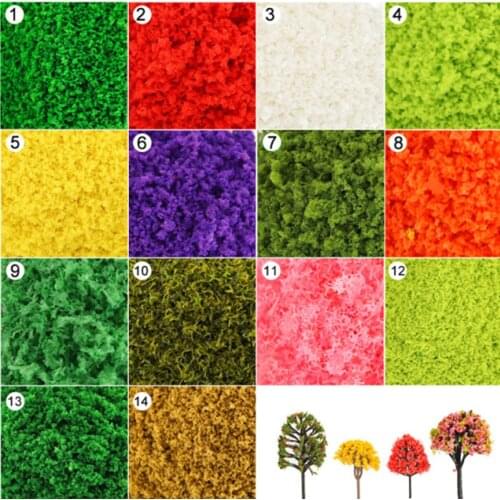 Simulation Tree Powder Diorama Grass Powder DIY Decoration Sand Table Building Model Materials Landscape Manual Scene