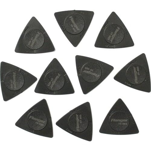 10pcs Flanger ABS Guitar Picks 1.0mm 0.75mm 0.5mm 3 thickness in 1 Guitar Picks Bass Plectrums FP-003