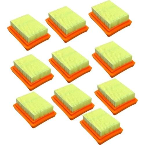 Pack of 10) 4134 141 0300 Air Filter/Cleaner for FS120 FS200 FS250 FS300 FS350 FS400 FS450 String Trimmer Brush Cutter, OE # 41