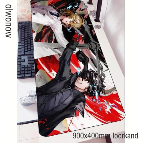 Persona 5 mouse pad gamer wrist rest 90x40cm notbook mouse mat gaming mousepad large desk pad mouse PC desk padmouse mats