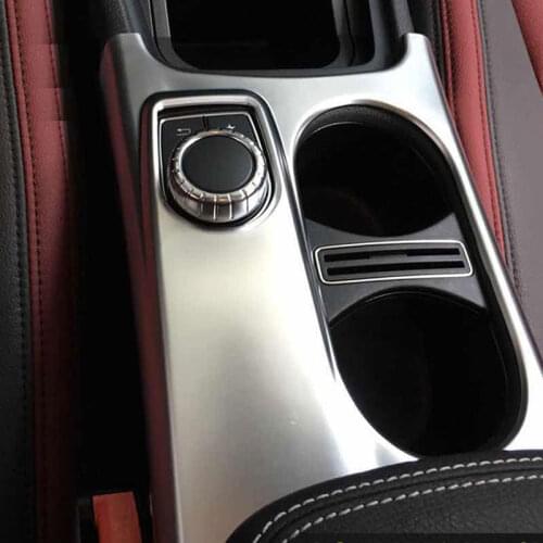 Cup Holder Cover Trim For Mercedes Benz A/GLA/CLA Class C117 W117 2012-2017 AMG Car Styling Accessories For LHD