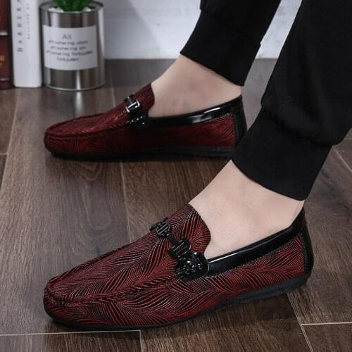 Luxury Brand Outdoor Light Leather Men Shoes Gentleman Loafers Slip On Comfortable Moccasins Flats Casual Boat Driving Shoes I