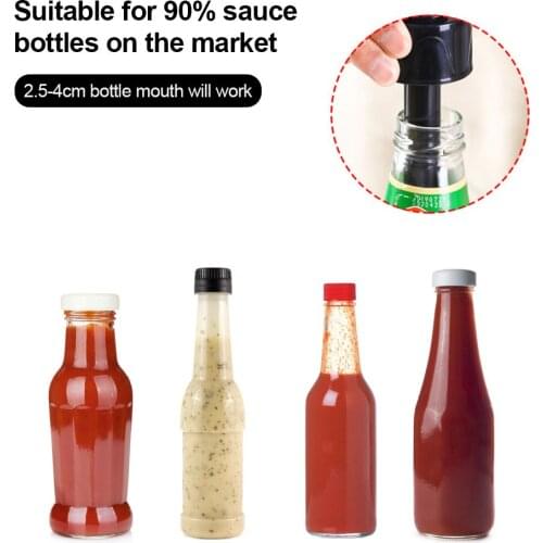 Oyster Sauce Bottle Nozzle Tightly Sealed Pressure Oil Syringe Household Plastic Pump Push-type Tools Kitchen Special
