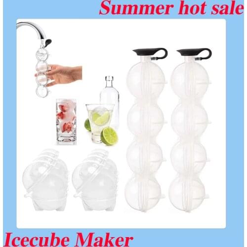 New Ice Hockey Ice Box Molds Sphere Round Ball Ice Cube Makers Bar Party Kitchen Whiskey Cocktail DIY Ice Cream Moulds Ice Mould