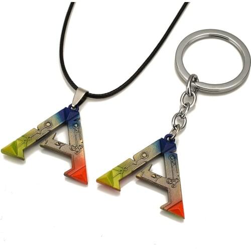 Wholesale 12pcs/lot Game Jewelry ARK Survival Evolved Necklace Fashion Metal Plated Necklace