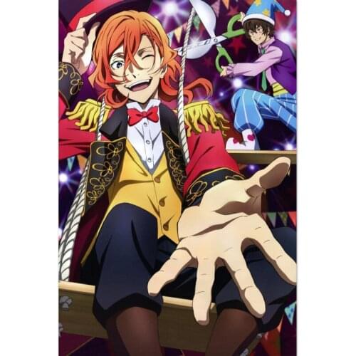 New Arrival Bungou Stray Dogs Canvas Poster Prints Modern Home Decoration 50X75cm60X90cm Wall Art Painting Nordic Satin Posters