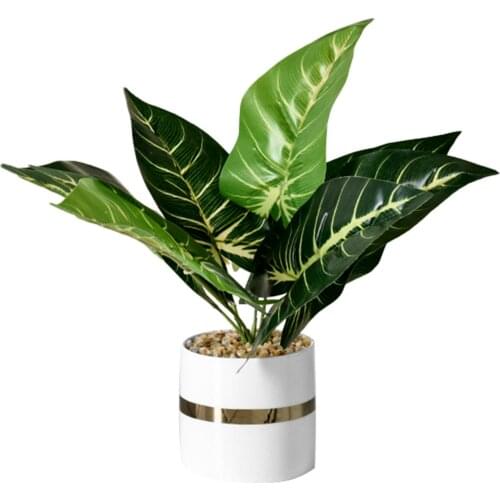 Indoor Outdoor Realistic Bedroom Office Artificial Flower Pot Party Wedding Arrangement Floral Home Decor Plants Garden Patio
