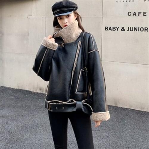 Short Lamb Down Fur Coat Women 2019 Fashion New Winter Fur Down Lambskin FurCcoat Motorcycle Clothes Street Coat Tide H00411