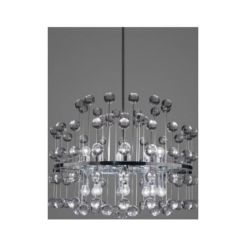 Post-modern minimalist new crystal chandelier art personality living room bedroom dining room lamp design sense decorative lamp
