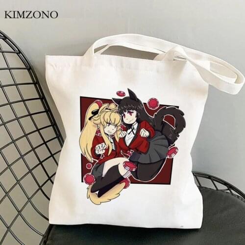 Kakegurui shopping bag shopping bolso bolsa shopper canvas jute bag bag sac cabas tote bolsa compra jute cabas