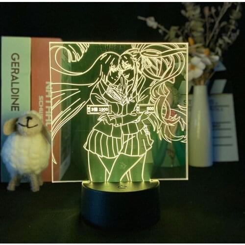 Led Night Light Lamp Anime Kakegurui Compulsive Gambler for Bedroom Decor Nightlight Birthday Gift 3d Light Kakegurui