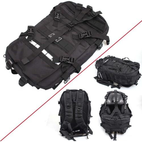 Outdoor Sport School Basketball Pack Motorcycle Rider Backpack Helmet Bag Saddlebag Waterproof High Capacity For Universal