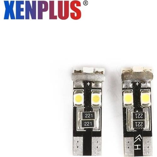 Xenplus 4pcs T10 8 SMD 3528 LED Canbus No OBC Error 194 168 W5W T10 8SMD LED Interior Clearance Lights bulb lamps white 12V