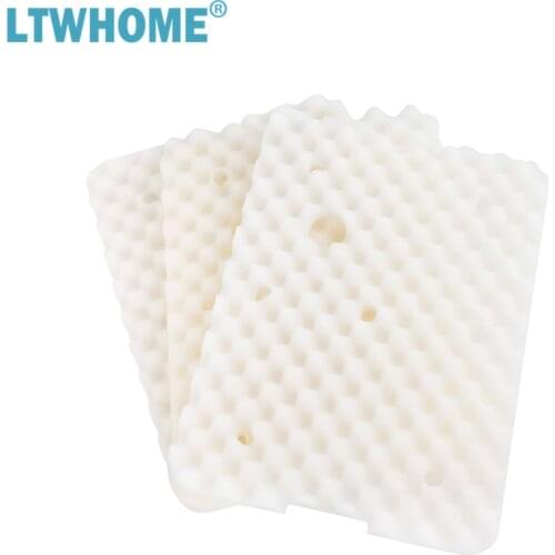 LTWHOME Replacement Foam Filter Pads Fish Tank Media Fit for the Hozelock Ecopower + and Ecomax Range of Filters