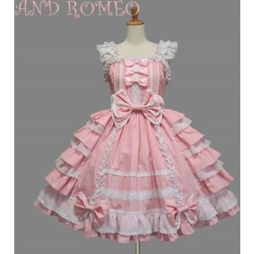 Free shipping women summer dress lolita dress chiffon lace medieval gothic dress princess cosplay halloween costumes for girl