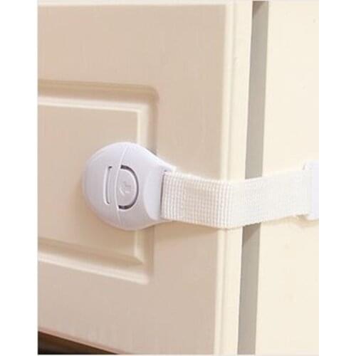 Hot Sale 10Pcs/Lot Security Fridge Cabinet Door Lock Drawer Toilet Safety Plastic Tools For Child Kids Baby Safety Care Locks