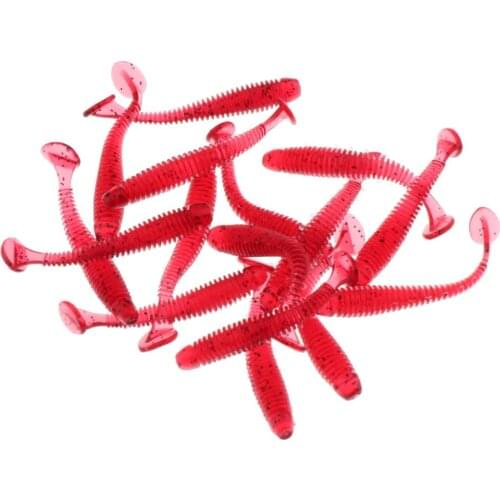 16pcs colorful Lifelike Worm Soft Lure Earthworm Fishing Silicone Artificial Bait Fishy Smell Shrimp Additive Bass Carp 5cm