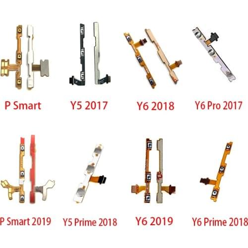 2pcs/lot Power Switch On/Off Button Volume Key Button Flex Cable For Huawei Y5 Y6 Y7 Pro Y9 Prime 2017 2018 2019