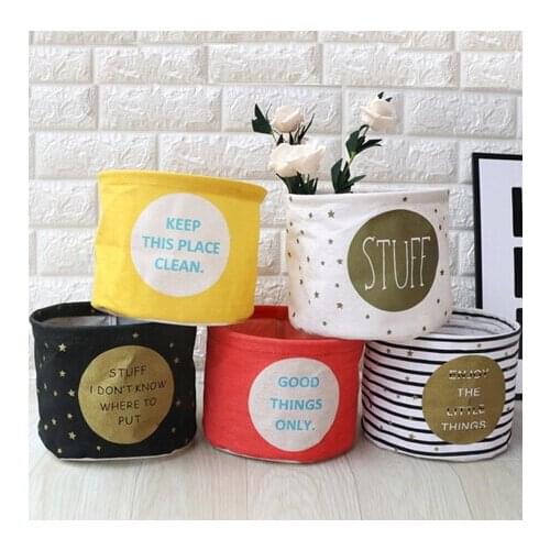 20*20cm/21x16cm Storage Basket Portable Table Organizer Children Toys Bag Cosmetic Pocket Desktop Bucket Home bag