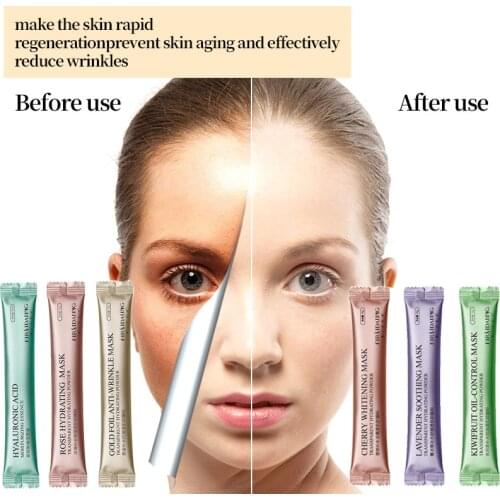 20PCS/Lot Hydrojelly Mask Collagen DIY SPA Peel Off Natural Organic Female Beauty Moisturizing Facial Mask Face Care Clay Powder