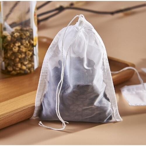 500pcs Filter Bag 120Mesh Bucket Juice Tea Beer Brewing Filter Bag Food Filtration Home Wine Beer Making Bar Tool