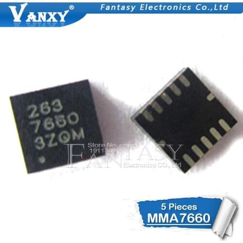 5pcs MMA7660 QFN-10 MMA7660FC DFN-10 QFN MMA7660FCR1