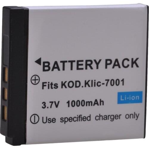 1000mAh Klic-7001 Klic 7001 Klic7001 Battery for Kodak M1063 M341 M340 M320 M1073 V550 V570 V610 V705 M753 M763 M853 M863