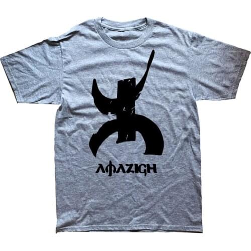 Amazigh Birthday Funny Unisex Graphic Fashion New Cotton Short Sleeve T Shirts O-Neck Harajuku T-shirt
