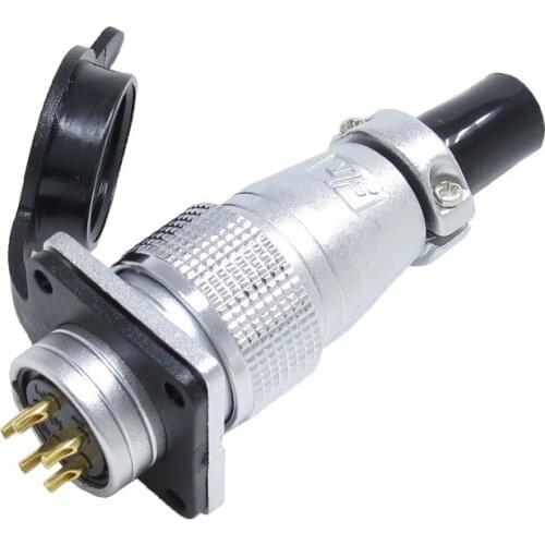 P20 Aviation Plug Socket Connector 20mm Installation Hole Forward and Backward 2 3 5 7 9 10 12 Pins Male & Female Connectors