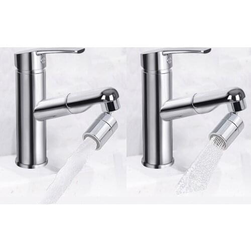 Kitchen Faucet Bubbler 360-Degree Double Modes 2-flow Splash-proof Kitchen Accessories Bathroom Hardware Home Decoration House