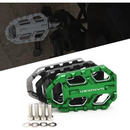 Footpeg Versys650 1000 Versys X-300 Footrest Foot Pegs Pedals Foot Rest for Kawasaki Versys 650 Versys1000 X300 Enlarged Pedal