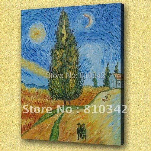 Van Gogh oil painting Impression art landscape living room oil painting U2VG14